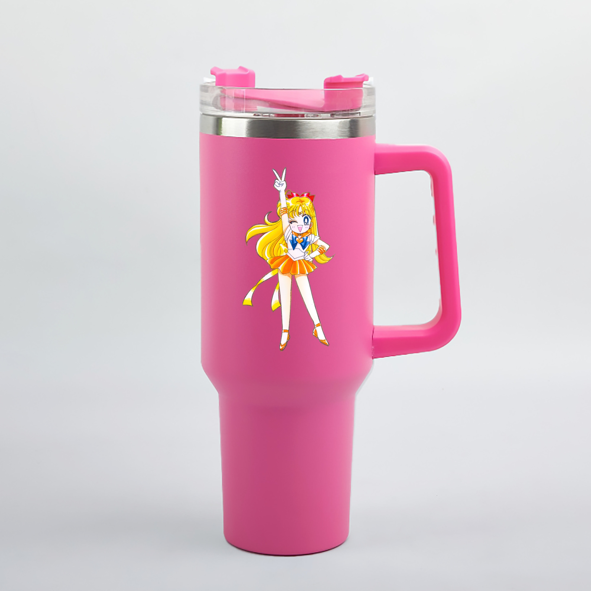 （画像用） 美少女戦士セーラームーン 愛野 美奈子 あいの みなこ Sailor Moon Aino Minako 1200mL車用タンブラー（カラープリント）